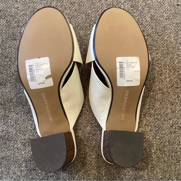 NWT Saks 5th Ave Open Toe Shoes - Picture 2 of 4